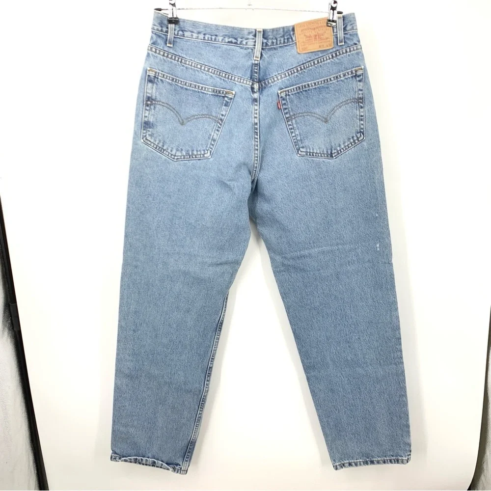Levis Jeans Men Size 38 x 32 550 Relaxed Fit Vintage Y2K 2000 Cotton Pants Light